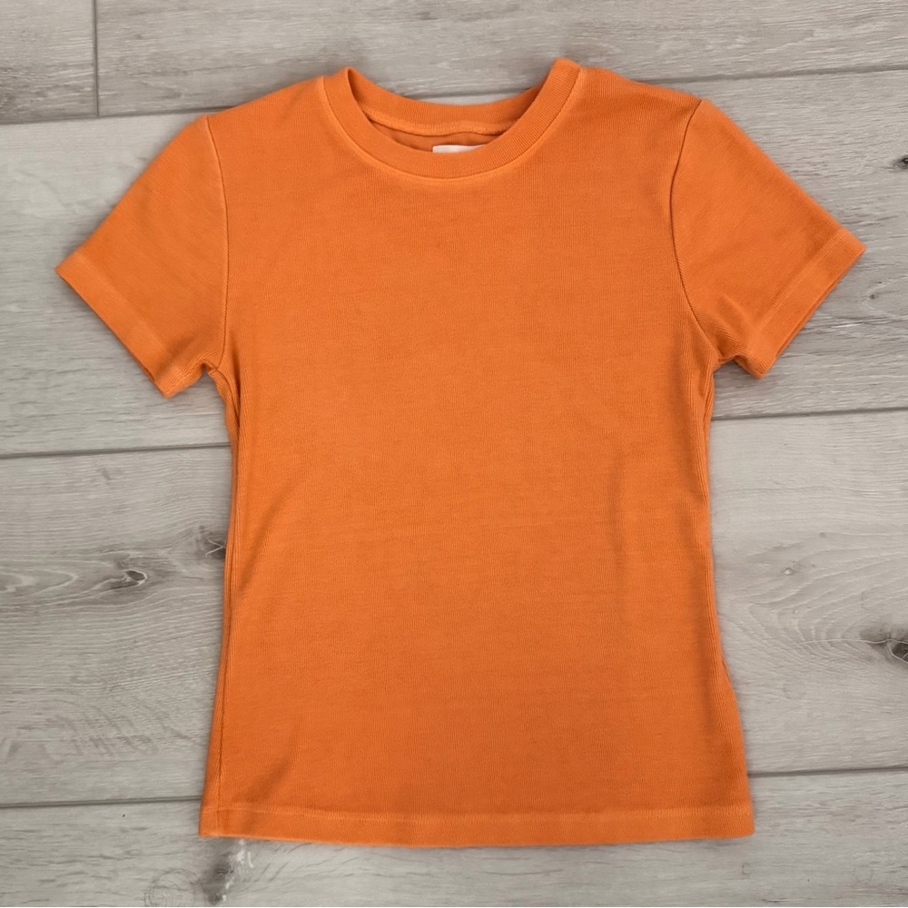 Anthropologie Sherbet Orange T-Shirt
